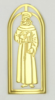 Saint Francis bookmark
