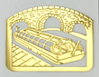 Canal Boat bookmark